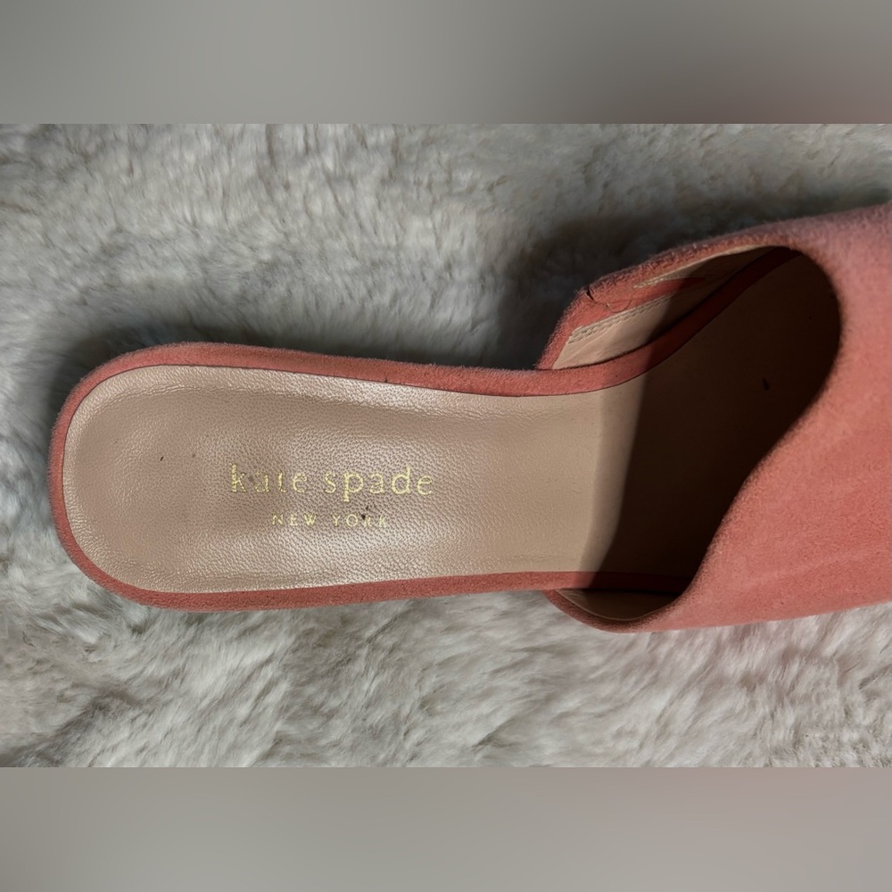 Kate Spade Citrus Slide Sandals in Vibrant Coral Color Size: 6.5 - Picture 6 of 6